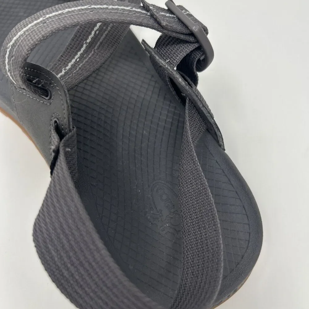Chaco Sandals Shoes Mens Size 12 Gray Strappy Adjustable Slip On Outdoor Casual